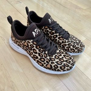 APL Phantom TechLoom calf hair leopard sneakers